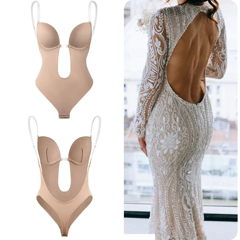 Invisible Shaper Bra Sexy Bodysuit Corset