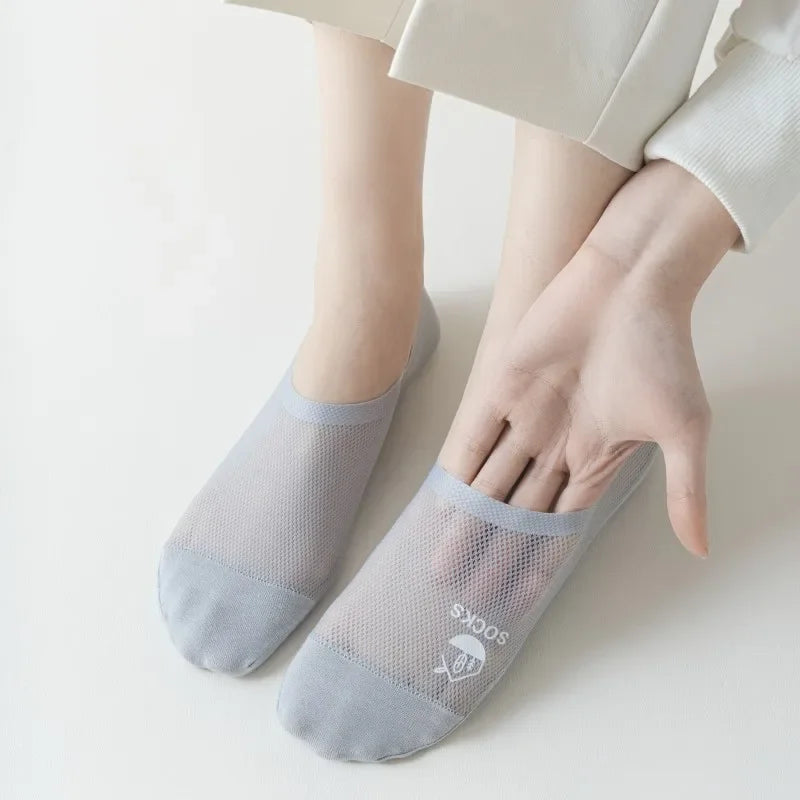 Non-Slip Invisible No Show Socks